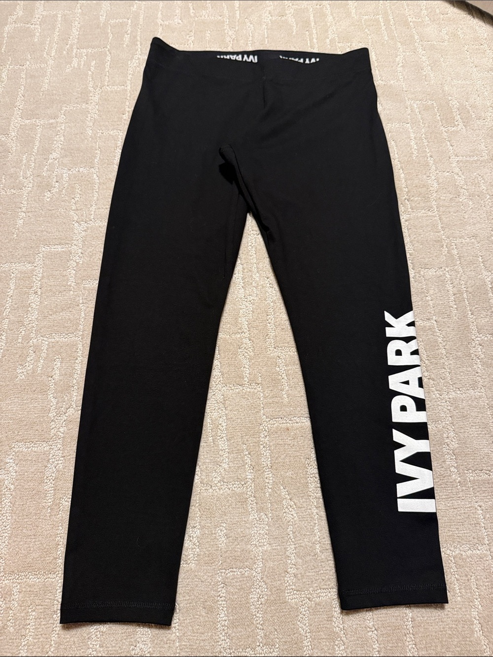 IVY PARK Black Women’s Logo Side Leggings